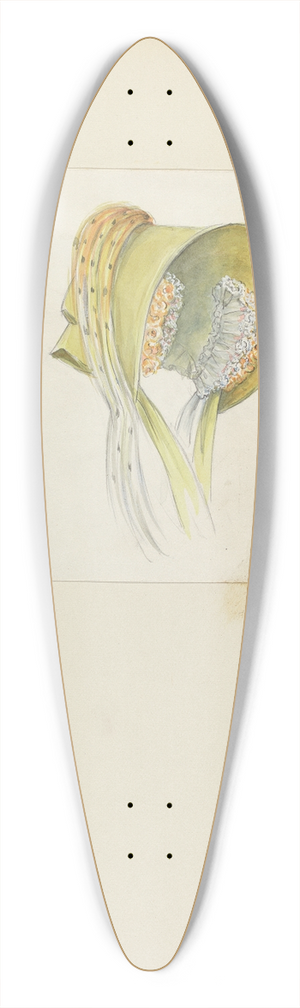 Jessie M. Benge - Bonnet 39.3 inch art pintail longboard deck