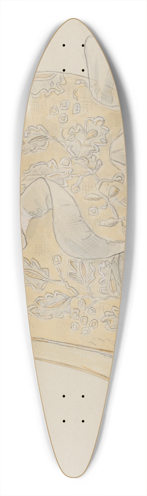 Jessie M. Benge - Cap 39.3 inch art pintail longboard deck