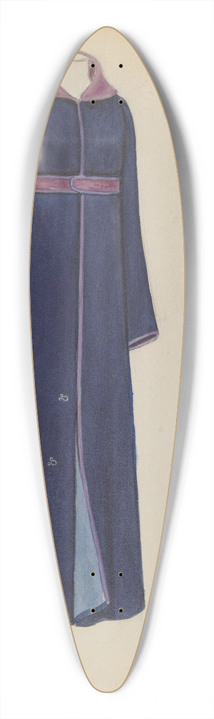 Jessie M. Benge - Coat 39.3 inch art pintail longboard deck