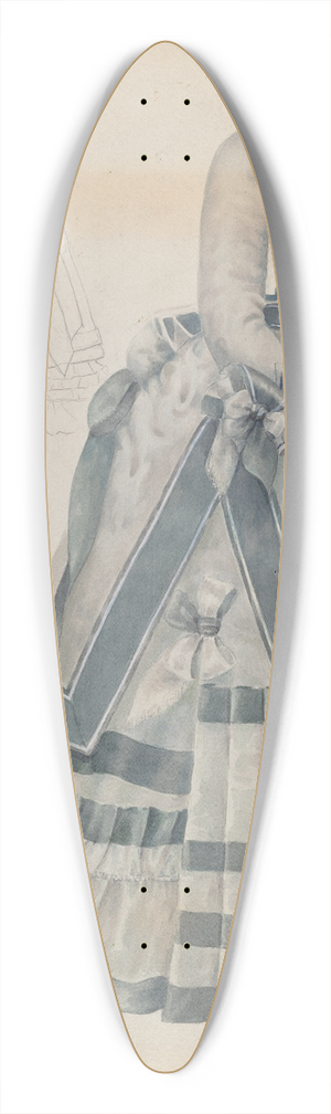 Jessie M. Benge - Dress 39.3 inch art pintail longboard deck