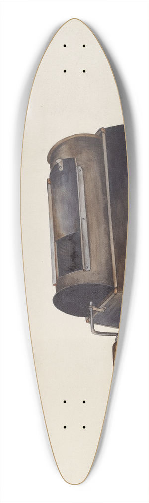 Jessie M. Youngs - Coffee Roaster 39.3 inch art pintail longboard deck