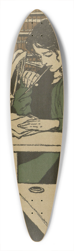Jessie Willcox Smith - January 39.3 inch art pintail longboard deck