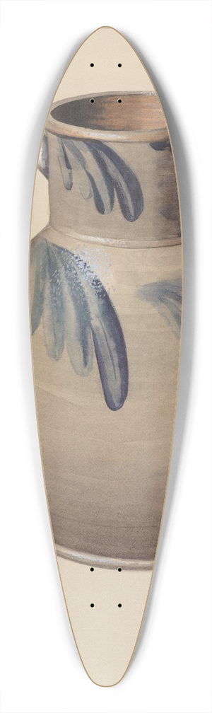 J. Howard Iams - Batter Pitcher 39.3 inch art pintail longboard deck