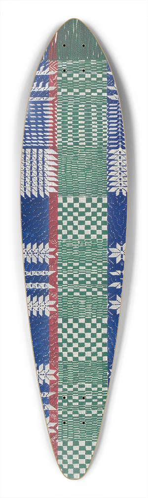 J. Howard Iams - Coverlet 39.3 inch art pintail longboard deck