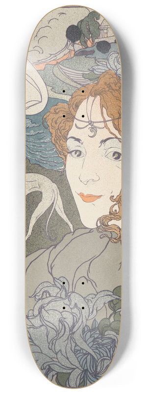 Georges de Feure - Homecoming (Retour) 8.25 inch art skate deck