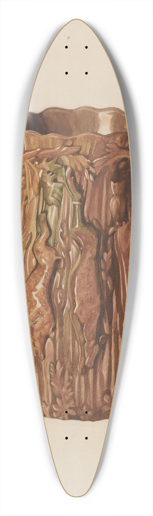 J. Howard Iams - Pitcher 39.3 inch art pintail longboard deck