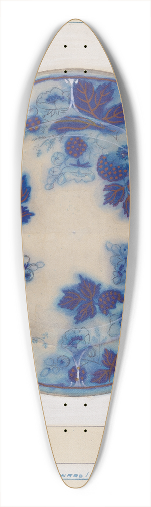 J. Howard Iams - Plate 39.3 inch art pintail longboard deck
