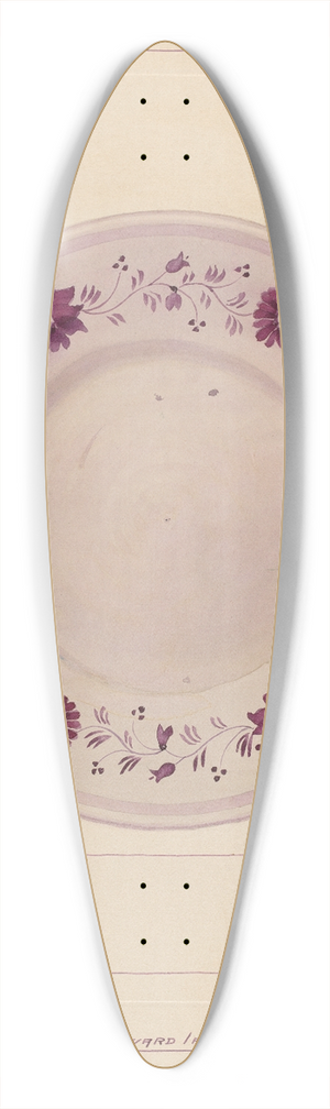 J. Howard Iams - Plate 39.3 inch art pintail longboard deck