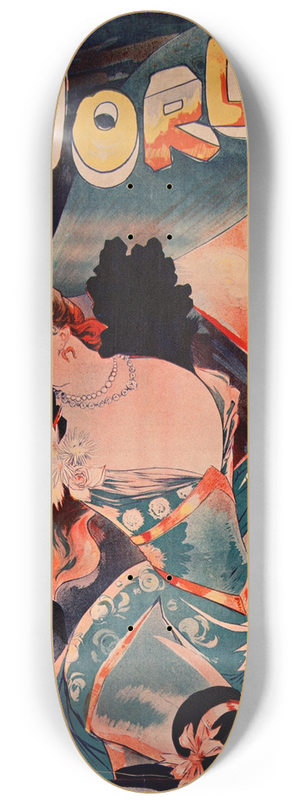 Georges de Feure - LHorloge 8.25 inch art skate deck