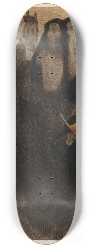 Georges de Feure - Matres de laffiche 8.25 inch art skate deck Georges de Feure - Matres de laffiche 8.25 inch art skate deck
