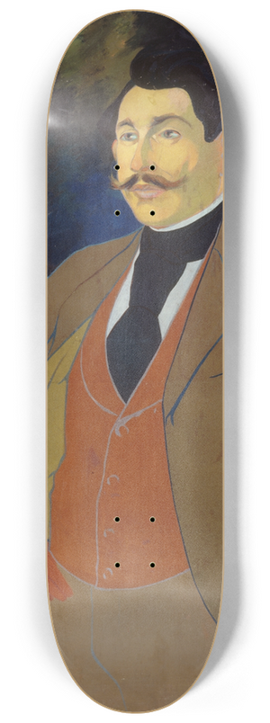 Georges de Feure - Portrait de Paul Adam 8.25 inch art skate deck