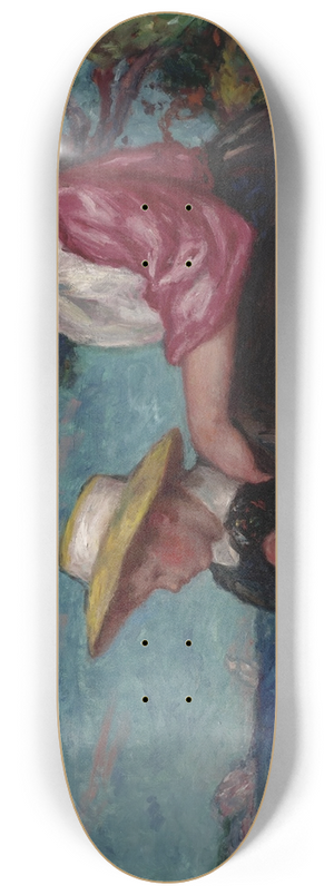 Georges d'Espagnat - Femme et jeune garon assis au bord de la mer 8.25 inch art skate deck Georges d'Espagnat - Femme et jeune garon assis au bord de la mer 8.25 inch art skate deck