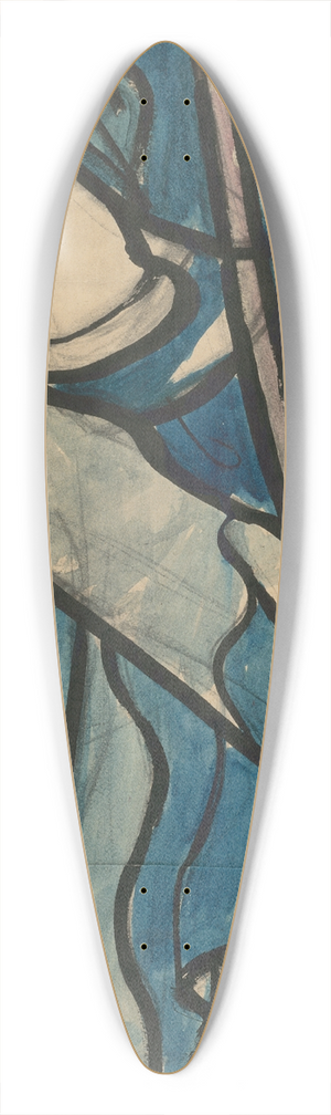 Jn Novk - Fujarist 39.3 inch art pintail longboard deck