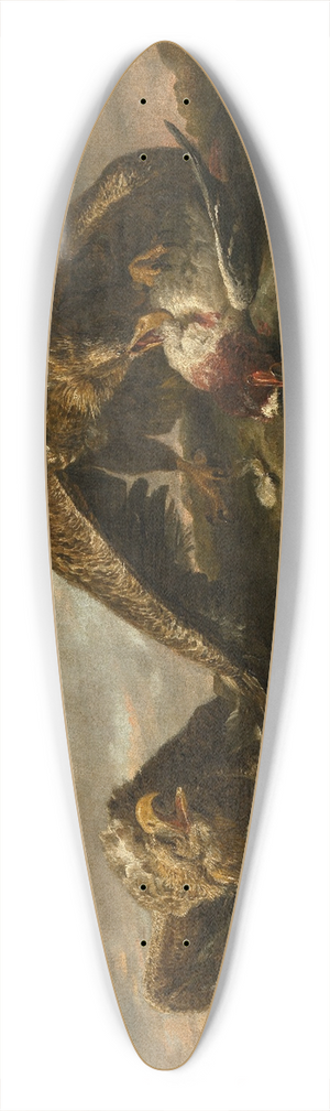 Joannes Fijt - Eagles 39.3 inch art pintail longboard deck