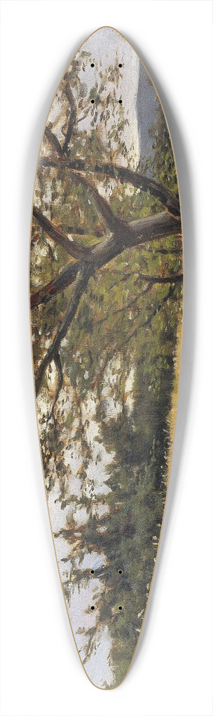 Joaquim Vayreda - Reaping 39.3 inch art pintail longboard deck