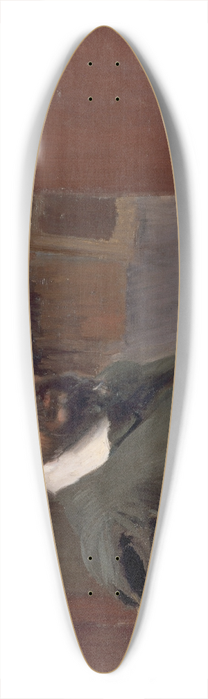 Joaqun Sorolla - Self Portrait 39.3 inch art pintail longboard deck