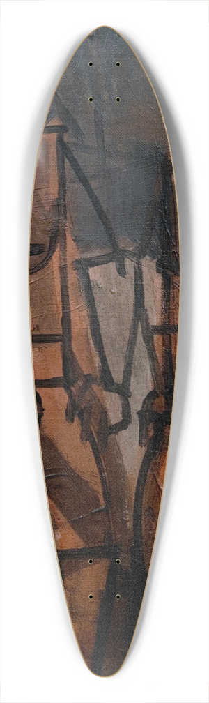 Joaqun Torres-Garca - Composicin 39.3 inch art pintail longboard deck