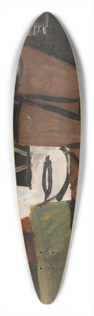 Joaqun Torres-Garca - Ttes 39.3 inch art pintail longboard deck