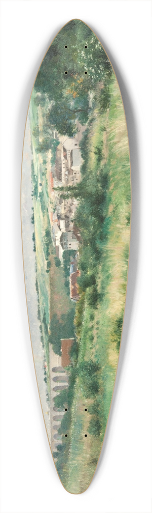 Johan Ericson - Landscape from Meudon 39.3 inch art pintail longboard deck