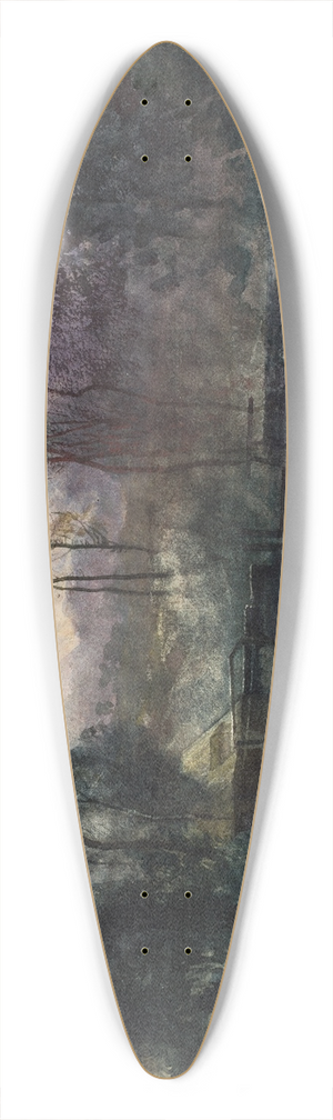 Johan Ericson - Moonlight 39.3 inch art pintail longboard deck