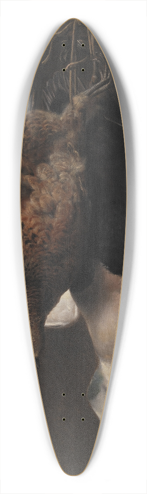 Johan Laurentz Jensen - Game. A Pheasant And An Eider 39.3 inch art pintail longboard deck