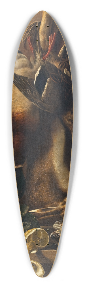 Johan Laurentz Jensen - Still Life On A Kitchen Tabletop 39.3 inch art pintail longboard deck