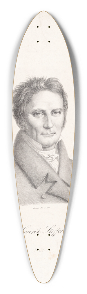 Johan Ludvig Lund - Henrik Steffens 39.3 inch art pintail longboard deck