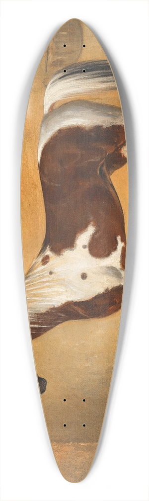 Johann Adam Klein - A horse in a stable, 39.3 inch art pintail longboard deck