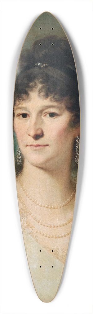 Johann Baptist von Lampi the Elder - Brustbild einer Dame 39.3 inch art pintail longboard deck