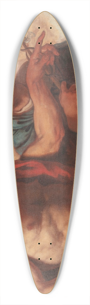 Johann Carl Loth - Mercury and Jupiter 39.3 inch art pintail longboard deck
