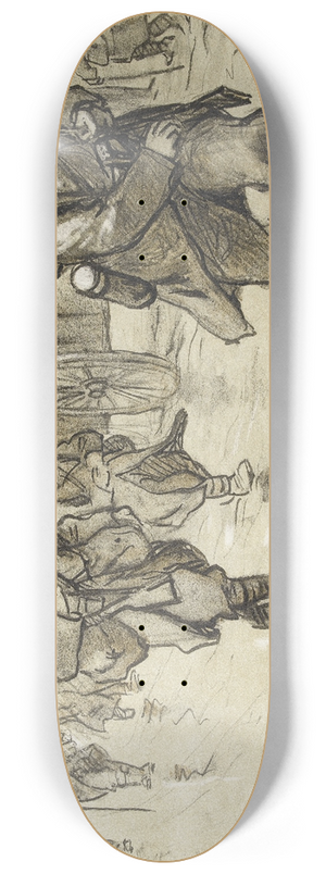 Georges Goursat (Sem) - Convois sur la route 8.25 inch art skate deck