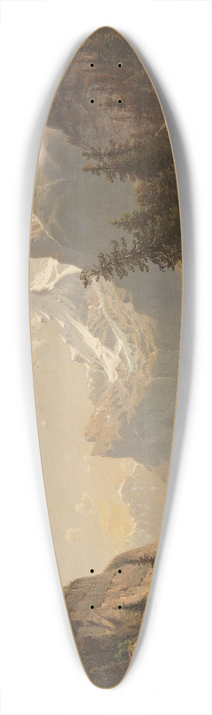 Johannes Bartholomus Duntze - Das Gasterntal im Berner Oberland 39.3 inch art pintail longboard deck