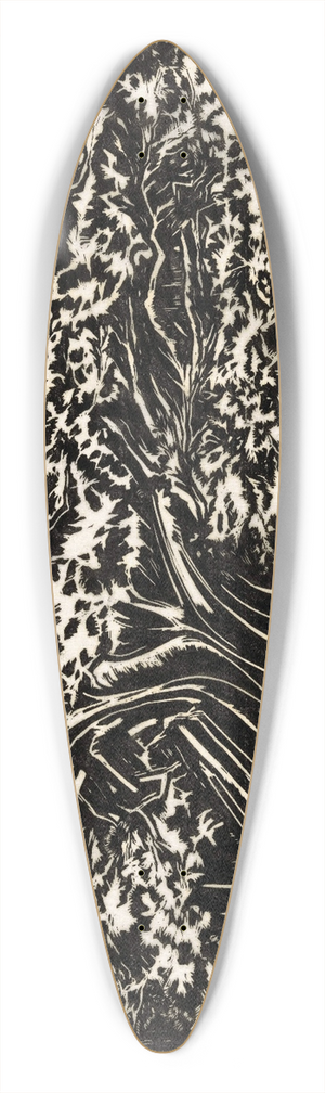 Johannes Frederik Engelbert ten Klooster - De rustplaats 39.3 inch art pintail longboard deck
