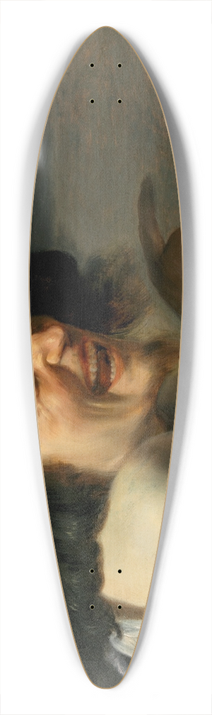 Johannes Paulus Moreelse - Democritus 39.3 inch art pintail longboard deck