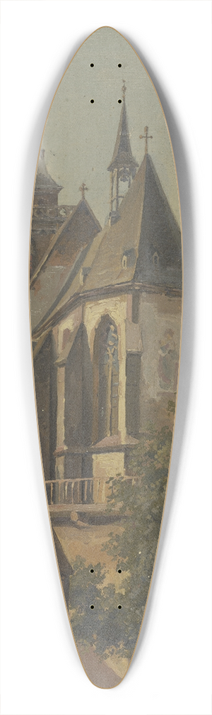 Johann Friedrich Hoff - St. Ursula in Oberursel 39.3 inch art pintail longboard deck