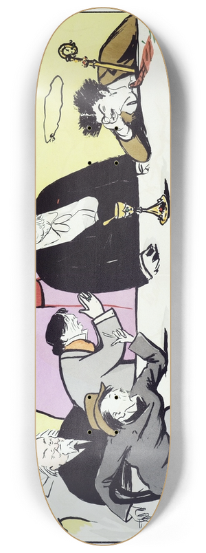 Georges Goursat (Sem) - La Cne 8.25 inch art skate deck