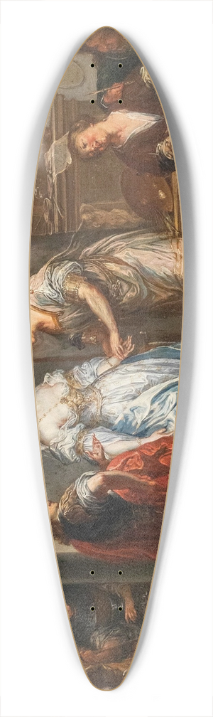 Johann Georg Platzer - Alexander berlsst Kampaspe dem Maler Apelles 39.3 inch art pintail longboard deck