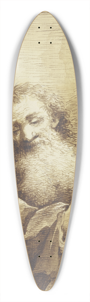 Johann Georg Trautmann - Paul the Apostle 39.3 inch art pintail longboard deck