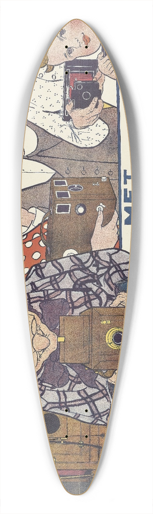 Johann Georg van Caspel - Everyone a Photographer Poster for Guy de Coral & Co 39.3 inch art pintail longboard deck