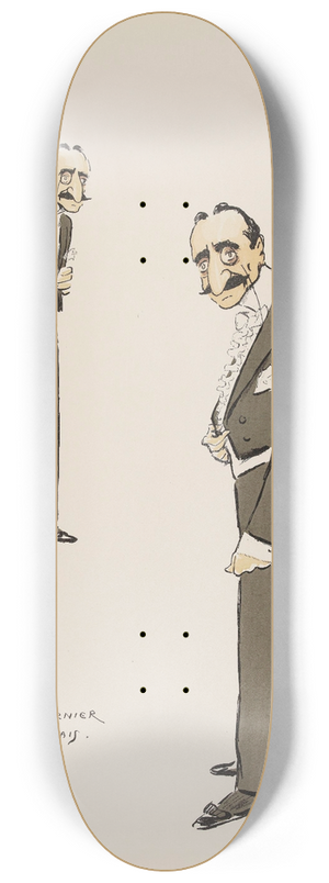 Georges Goursat (Sem) - le dernier franais 8.25 inch art skate deck