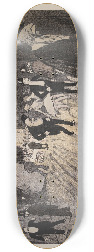 Georges Goursat (Sem) - Les coulisses de lOpra 8.25 inch art skate deck