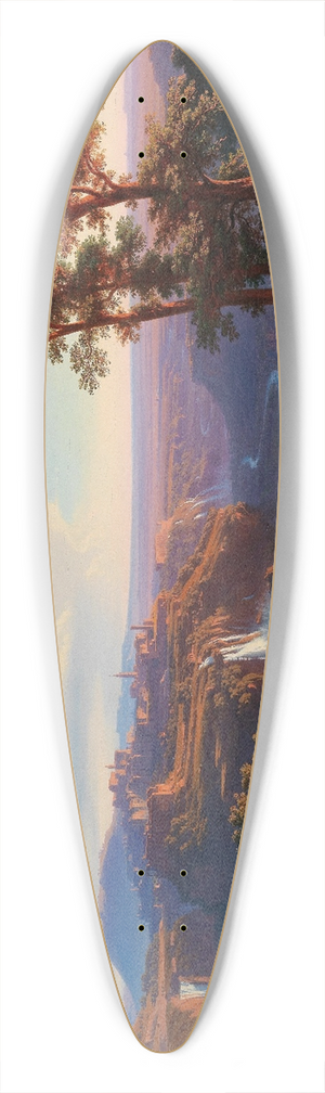 Johann Jakob Frey - Ansicht von Tivoli 39.3 inch art pintail longboard deck