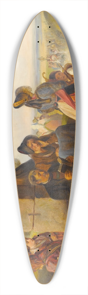 Johann Matthias Ranftl - A Corpus Christi procession 39.3 inch art pintail longboard deck