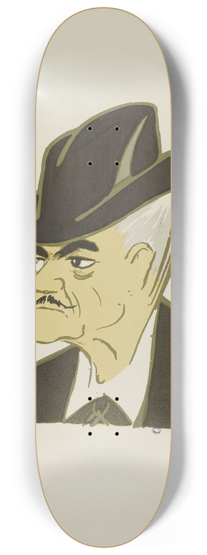Georges Goursat (Sem) - Melle Garibaldi 8.25 inch art skate deck