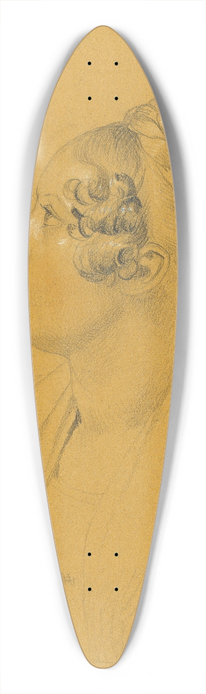 Johann Peter Krafft - Frau Steger 39.3 inch art pintail longboard deck