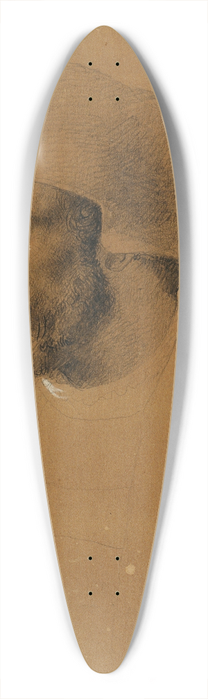 Johann Peter Krafft - Kopfstudie zu Faust 39.3 inch art pintail longboard deck