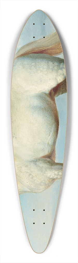 Johann Peter Krafft - Mold in front of a low wall 39.3 inch art pintail longboard deck