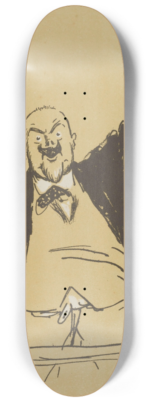 Georges Goursat (Sem) - M. Jacques Dhur 8.25 inch art skate deck