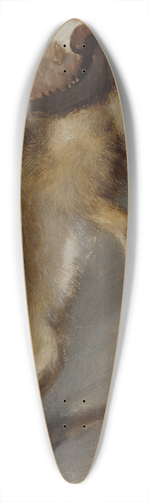 Johann Peter Krafft - Studie eines Hasen 39.3 inch art pintail longboard deck