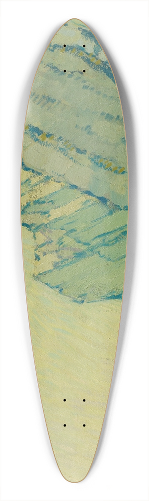 Johann Walter-Kurau - Baltic Sea Cliffs 39.3 inch art pintail longboard deck
